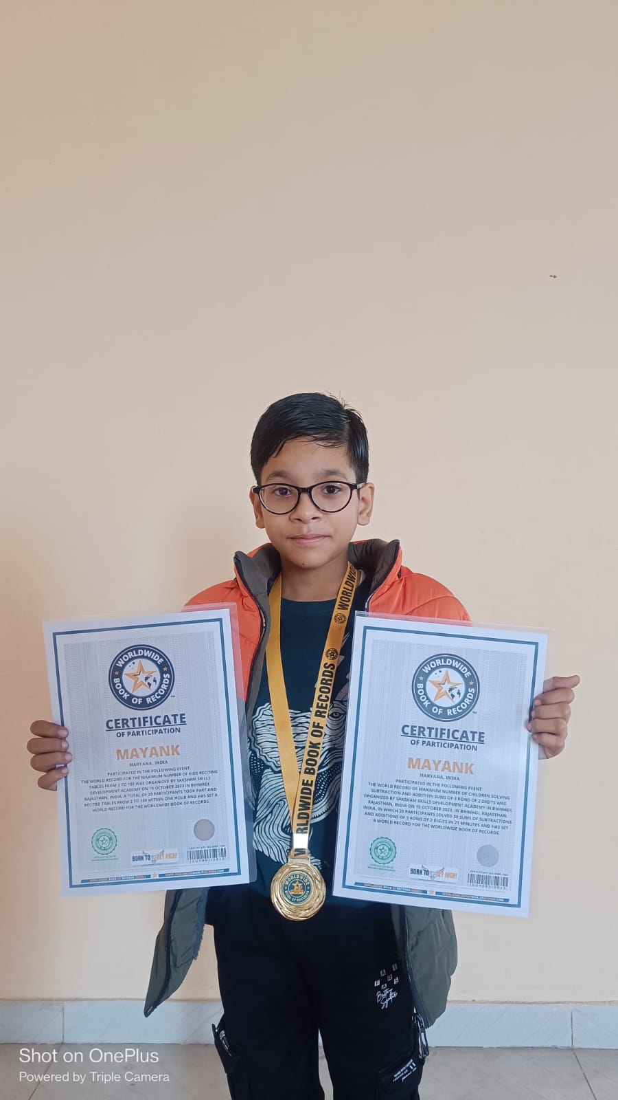 World Record Event 4